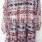 Ethnic boho dress vintage cotton gauze dress gypsy hippies boho dress Elephant camel print bohemian gypsian full sleeves dress