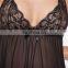 Wholesale Sexy Lingerie Black Babydoll Hot Girls Sexy Sleepwear