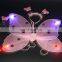 3pieces set wing purple butterfly led angel wing