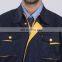 China Factory 2 Piece Latest Design Men Working Uniform Cotton Coveralls for Auto with Full Sleeved