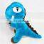 CE Certification Plush Blue Color Dinosaur Keychains 2017 Funny Big Eyes Stuffed Soft Animal Toy Plush Dragon Pendant