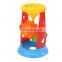 Plastic hourglass sand beach toy set for children