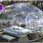 pvc tarpaulin water proof material transparent clear bubble tent for sale