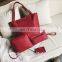2017 new shoulder bag tassels pu handbag for ladies cat ears