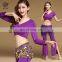T-5188 Arabic Long Sleeve Wholesales Professional Belly Dance Costumes