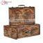 Children Cardboard Paper Suitcase with PU Handle