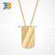 high quality metal alloy custom dog tag necklace
