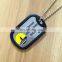 Factory sale military aluminum dog tag with ball chain