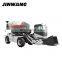 China 1.2 CBM automatic feeding mixer truck self loading concrete mixer truck for sale