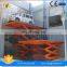 7LSJC Jinan SevenLift scissor structure retail garage used manual easy operation 3T car Lift
