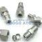 High quality Straight connectors quick coupler 3/8 BSP thread,O.D 1/4 tube adapter joint tubing fittings SUS304 stainless steel