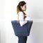 Felt tote handle bag for women