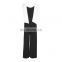 TWOTWINSTYLE Hit Color Backless Jumpsuits Women O Neck Sleeveless Spaighetti Strap Lace Up Bow High Waist