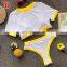 Knot crop top bikini 2019 Leopard swimwear women bathers Yellow brazilian swimsuit female T-shirt thong bikini sexy swimming new