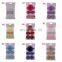 3pcs/Set Girl flower headband Baby chiffon Shiny bowknot Hairband Sweet 10Colors