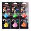 Manufacturer wholesale multi-colors plastic round cat pet dog led light ball tag