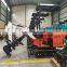 Free Shipping 800KG Hydraulic Mini Crawler Excavator With Canopy On Selling