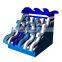 Blue Wave Dolphin Water Slide Outdoor Inflatable Adult Kids Water Slides Backyard For Swimming Pool