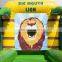 Jungle Themed Inflatable Carnival Game Set Big Mouth Baseball Basketball Hoverball Games For Events