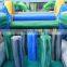 Palm Tree Inflatable Commercial Water Slide Obstacle Course Bounce House With Pool