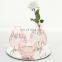 China Factory high 5" round Wedding decorative mirror candle holder