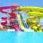 Aqua Amusement Park Rainbow and Curved Combined Water Slides