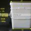 Manufacture high quality 15L plastic Square bucket/pail with lid and handle