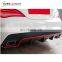 CLA W117 RZ style rear diffuser fit for MB W117 CLA45 carbon fiber w117 CLA rear diffuser