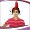 short red highlights custom soccer sports fans cock wigs