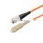 SC FC Simplex Multi mode 50/125 62.5/125 Fiber Optic Patch Cord FTTH PVC LSZH G 6257A Fiber Patch Cord