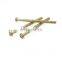 Gold Plated Brass Rivet Head Screws