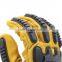TPR anti impact HPPE lining cut resistant leather work gloves