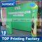 Tension fabric display backdrop exhibition pop up display stand for advertising -qt