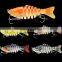 Hot sell 10cm/16g 3D printing  jointed swimbait lifelike  section fishing lure hard bait