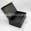 custom logo black large gift packaging promotion notebook gift set paper box with ribbon
