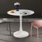 Dining Table Tulip Base Nordic White Luxury Furniture Restaurant Plastic Modern Set Dinning Room Metal Wood Round Dining Tables