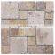 New Manufacturing Luxury Decoration Models Hot Sale Turkish Travertine Mosaic Tumbled from Turkey CEM-T-MOS-01-01