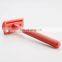 New Product Reusable Double Edge Red Safety Metal Shaving Razor