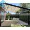 Motorized Full Cassette Waterproof  Restaurant Awnings PVC Retractable Pergola