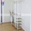 2x4 Layer 2 Tier Fabric Parts Stainless Steel Storage Shoe Rack