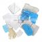 Medical disposable sterile delivery pack basic normal baby surgical clean delivery kit