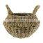 Supplier Straw Natural Black Seagrass Planter Storage Basket Plant Holder Storage Basket Wholesale
