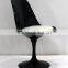 Replica Tulip Side fiberglass chair with cushion designed by Eero Saarinen