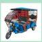 CKD SKD 12-Inch 2000W 40km/h Speed 3-Wheel Electric Tricycle with Shock Absorber Bracket Open Body for 7 Passengers