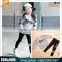 2015 Top Quality Kids Autumn Clothes Set Girl Casual Suit Baby Girl Two Piece Sport Suit Sweater With Matching Pants Outfits