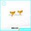 Dangle Fashion Jewelry 316l Stainless Steel Gold Dragon Fly Shape Earrings