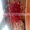 Fashion creative red glass pendant lamp, Hand Blown glass pendant light for chandelier RT8026