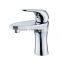 Bathroom design wash basin faucet brass body zinc alloy handle