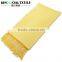 American Custom Design Two Tone Plaid Dye Bamboo Throws Blanket With Tassel