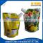 500ml water liquid juice packaging film/ juice spout pouch sachet/ 200ml milk juice plastic film roll